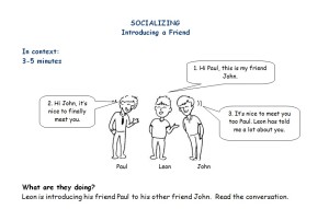 Socializing - Introducing a Friend